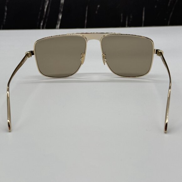 NEW ALEXANDER MCQUEEN AM0200S 002 PILOT FRAME SUNGLASSES Alexander McQueen - Picture 8 of 12